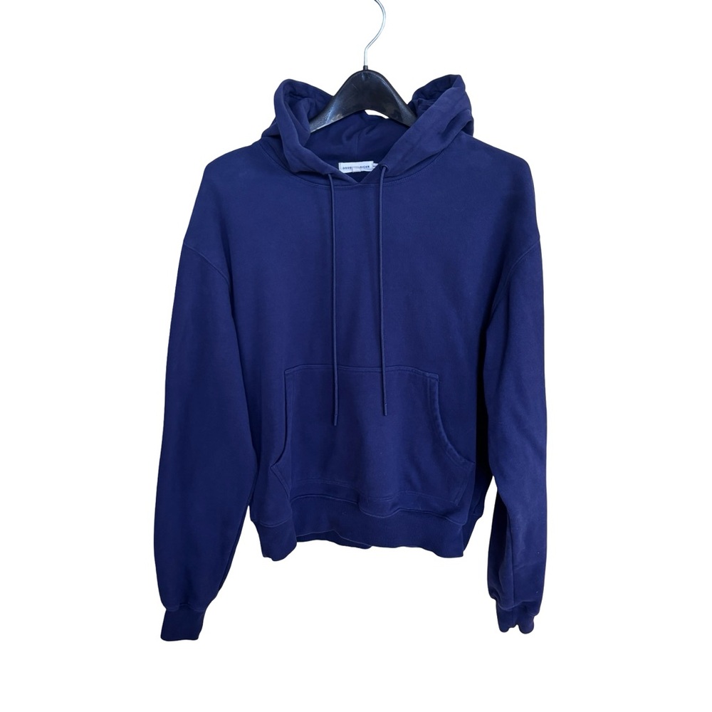 Good American Navy Blue Rinse Women’s Hoodie Sz M